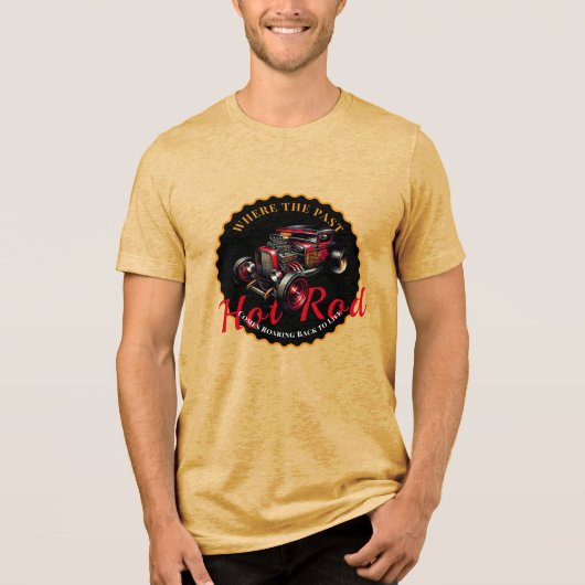 T-shirt En Tri-matière Classic American Hot Rod (Recto)