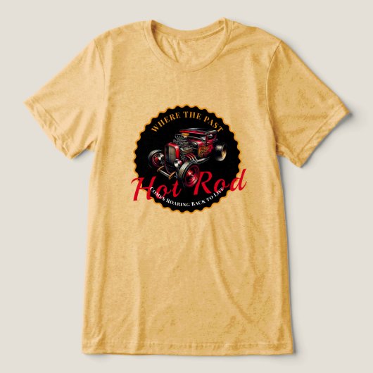 T-shirt En Tri-matière Classic American Hot Rod (Design Recto)