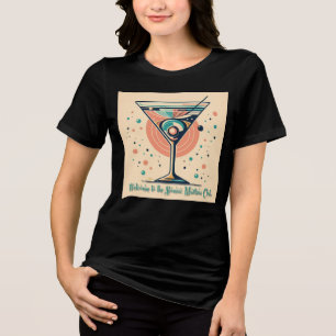T-shirt En Tri-matière Club Atomic Martini Rétro Futuriste Espace Âge