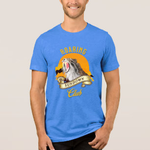 T-shirt En Tri-matière Club Aventure Crépuscule Rétro Tigre à Sabre