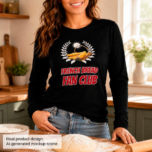 T-shirt En Tri-matière Club des Amateurs de Pain Français Humour Alimenta
