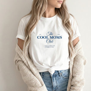 T-shirt En Tri-matière Club des mamans typographie vintage