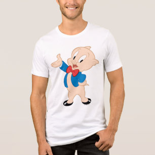 T-shirt En Tri-matière Cochon de porc Pose classique