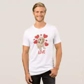 T-shirt En Tri-matière Cockapoo Love (Recto plein)