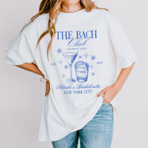 T-shirt En Tri-matière Cocktails Club Enterrement de Vie de Jeune Fille B