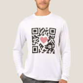 T-shirt En Tri-matière Code QR d'amour (Recto)