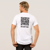 T-shirt En Tri-matière Code QR Rick Roll (Verso intégral)