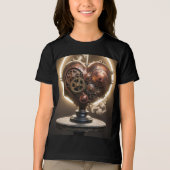 T-shirt En Tri-matière Coeur des engrenages Steampunk (Recto)