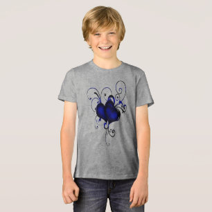 T-shirt En Tri-matière Coeur design Art pour la mode