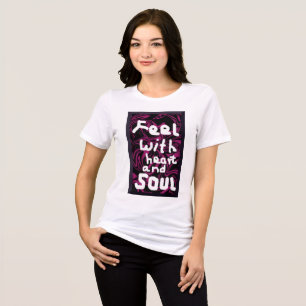 T-shirt En Tri-matière Coeur et âme