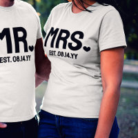 Coeur noir Mme Mariage établie Date