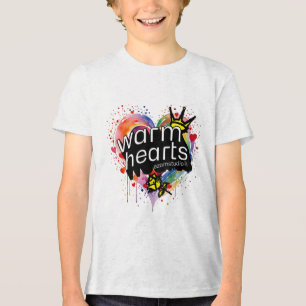 T-shirt En Tri-matière Coeurs chauds - Conception confortable et feutrée