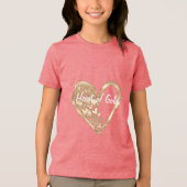 T-shirt En Tri-matière Coeurs d'or (Recto)