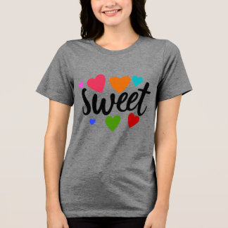 T-shirt En Tri-matière cœurs doux