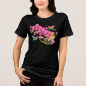 T-shirt En Tri-matière Colibri et orchidées (Recto)