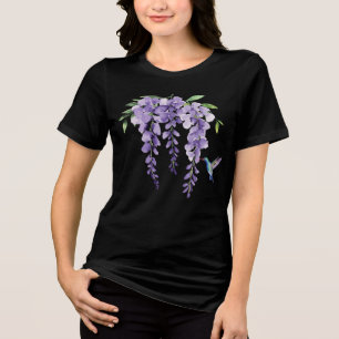 T-shirt En Tri-matière Colibri et Wisteria