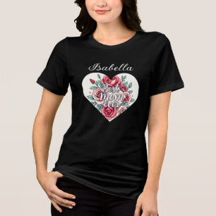 T-shirt En Tri-matière Collection de cadeaux de luxe floral populaire