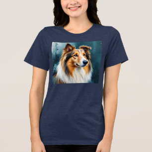 T-shirt En Tri-matière Collie Portrait