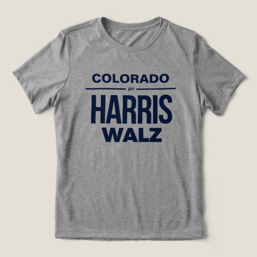 T-shirt En Tri-matière Colorado pour Harris Walz (Design Recto)