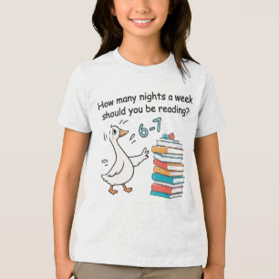 T-shirt En Tri-matière Combien de nuits par semaine devriez-vous lire 6-7