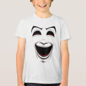 T-shirt En Tri-matière Comédie Et Tragédie Théâtre Masques Visages (Recto)