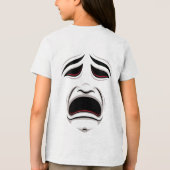 T-shirt En Tri-matière Comédie Et Tragédie Théâtre Masques Visages (Verso)