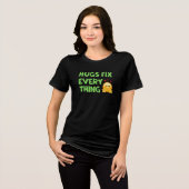 T-shirt En Tri-matière Comfort Colors® Hugs Fix Everything Cute Mom (Recto plein)