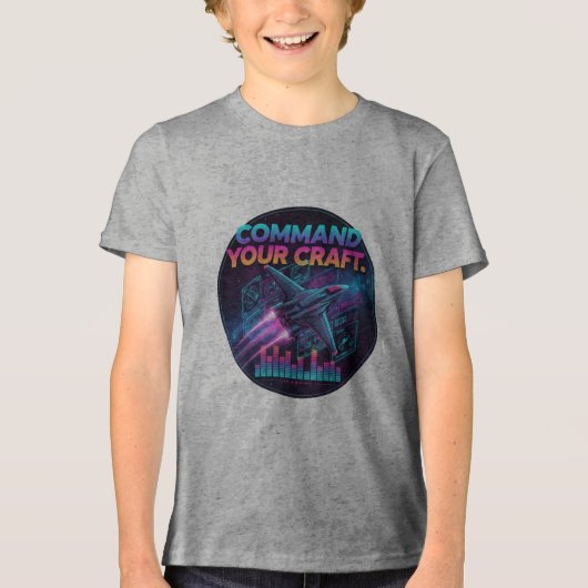 T-shirt En Tri-matière Commande de votre embarcation (Recto)