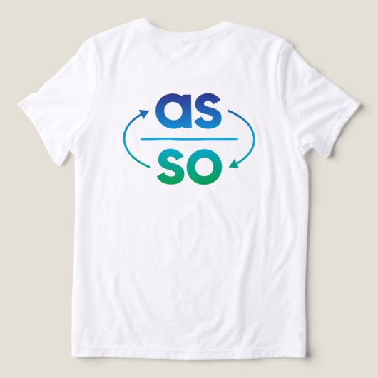 T-shirt En Tri-matière Comme Ci-Dessus (Design Verso)