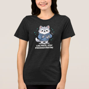 T-shirt En Tri-matière Comme mec, arrête de procrastiner Stray Wolf Hoodi