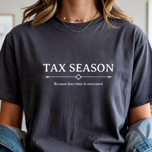 T-shirt En Tri-matière Comptable Saison Fiscale Comptabilité Drôle