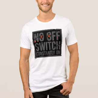 T-shirt En Tri-matière CONCEPT VISUEL : lettrage déformé surdimensionné a