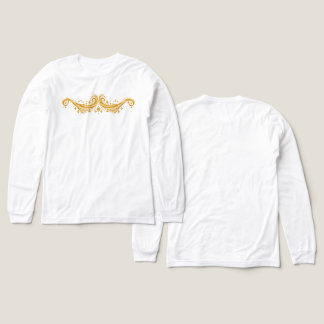 T-shirt En Tri-matière Conception Cosmique Étoiles Galaxie Dorée