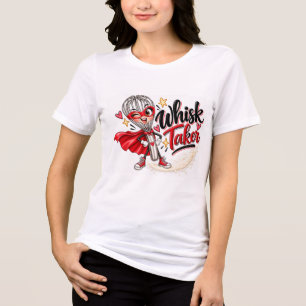 T-shirt En Tri-matière Conception de cuisson drôle de fouet Taker