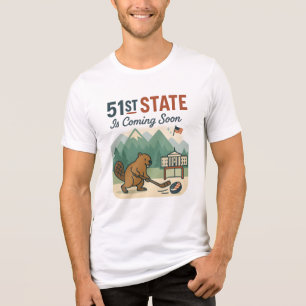 T-shirt En Tri-matière Conception de drapeau États-Unis Canada Hockey cas