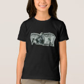 T-shirt En Tri-matière Conception de facture moderne effondrée de 100 $ (Recto)