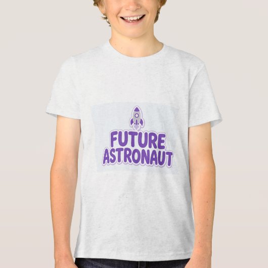 T-shirt En Tri-matière Conception de fusée spatiale mignonne pour futur a (Recto)