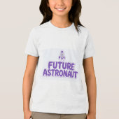T-shirt En Tri-matière Conception de fusée spatiale mignonne pour futur a (Recto)