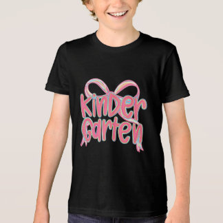 T-shirt En Tri-matière Conception de jardin d'enfants avec ruban