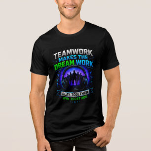 T-shirt En Tri-matière 🎧 Conception de jeu d'équipe pour les équipes en
