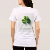 T-SHIRT EN TRI-MATIÈRE CONCEPTION DE LA JOURNÉE DE ST.PATRICK (Verso)