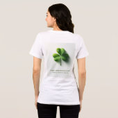 T-SHIRT EN TRI-MATIÈRE CONCEPTION DE LA JOURNÉE DE ST.PATRICK (Verso intégral)
