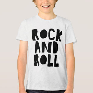T-shirt En Tri-matière conception de logo gras rock and roll