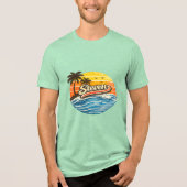 T-shirt En Tri-matière Conception de nom Steven Retro Sunset (Recto)