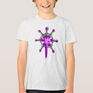 T-shirt En Tri-matière Conception de pouvoir de fantaisie magique