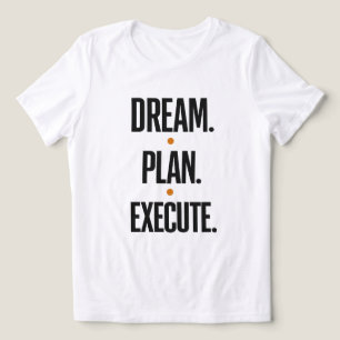 T-shirt En Tri-matière Conception de typographie motivante pour femmes «