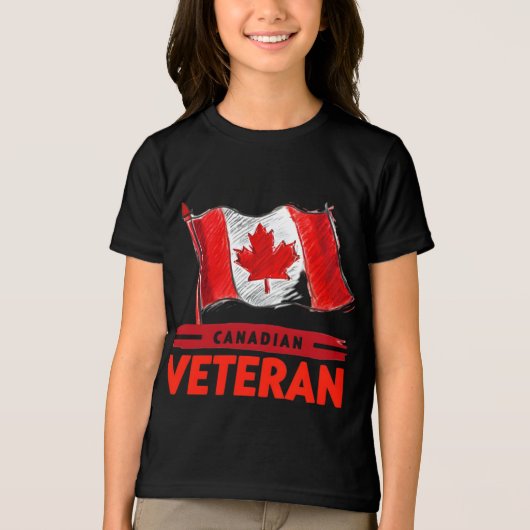 T-shirt En Tri-matière Conception des Arts numériques anciens combattants (Recto)