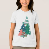 T-shirt En Tri-matière Conception des Evergreens (Recto)