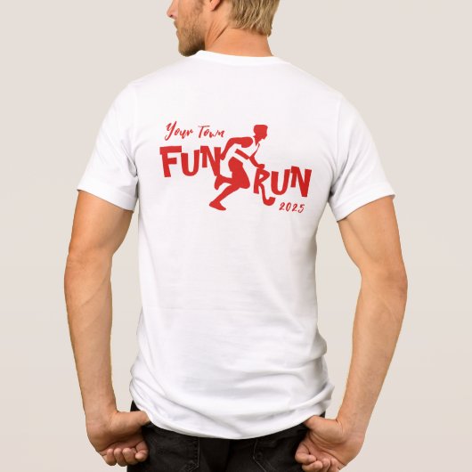 T-shirt En Tri-matière Conception d'exécution amusante (Verso)