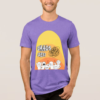 T-shirt En Tri-matière Conception drôle, Équipage de Chaos Conception drô